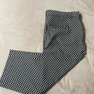 Zoe & Rachel Women black/white cropped pants 20W